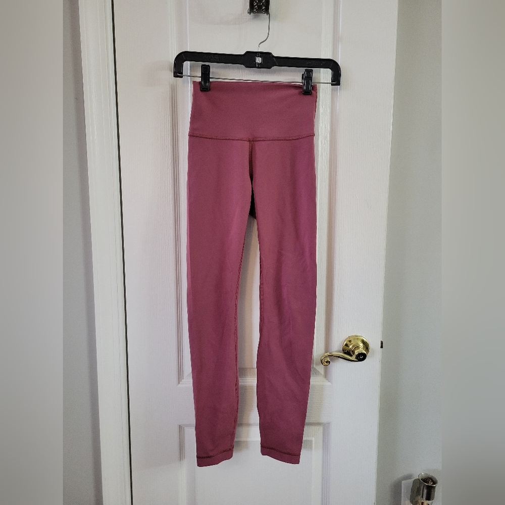 Lululemon Wunder Under Hi-Rise 7/8 Leggings Full-On Luxtreme 25" Misty Merlot 2